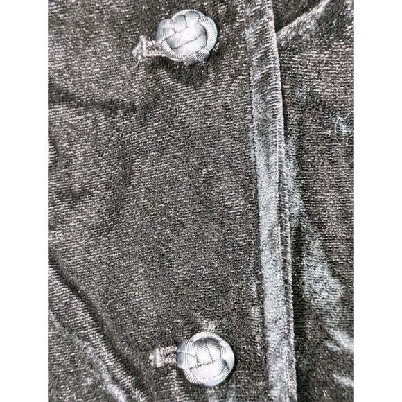 J. Jill Women's Size MP Velvet Jacket w/ Asian Knot Frog Closure & Buttons ~ New - Picture 7 of 15